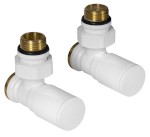 SC237W (56188) C-START připojovací sada ventilů ruční rohová, bílá SC237W