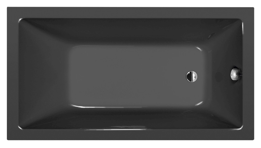 71727.30 (54950) NOEMI obdélníková vana 150x80x39cm, šedá 71727.30