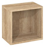 ESC150-2222 (50617) ESPACE otevřená policová skříňka 35x35x22cm, dub alabama ESC150-2222