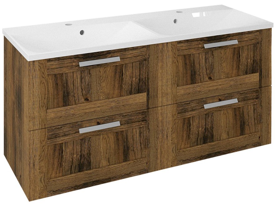 AMIA dvojumyvadlová skříňka 119x60x45cm, dub Collingwood AM120-1919
