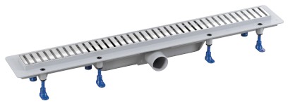 Podlahový žlab s nerezovým roštem, L-910, DN50 700.159.2