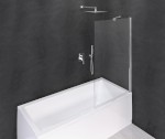 MODULAR SHOWER vanová zástěna 750x1500mm, čiré sklo BMS1-75