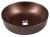PRIORI keramické umyvadlo na desku, Ø 41,5cm, měď PI040