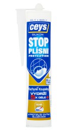 STOP PLÍSNI, sanitární silikon, 280ml, bílá 42505540