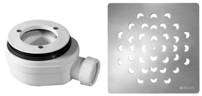 Vaničkový sifon, průměr otvoru 90 mm, DN40, krytka chrom KSM104CH-SN90