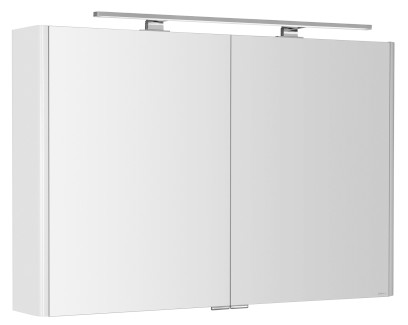 LUCIE galerka s LED osvětlením, 106x70x17cm, bílá LU105-0030