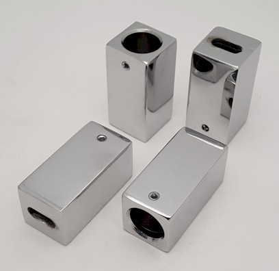 METRO montážní uchycení, chrom ND0411