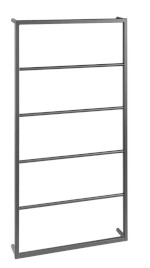 SKA nástěnný sušák ručníků 600x1150x100mm, černá mat SKA502