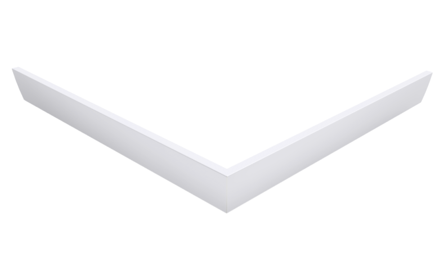 AURA 100 rohový panel, bílá 60812