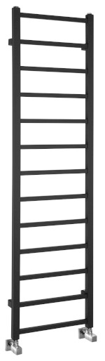 METRO LIGHT otopné těleso 400x1500 mm, černá mat IR447TB