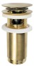 Umyvadlová výpust 5/4“, click-clack, velká zátka, max 80mm, zlato mat 7533.370.5.36