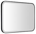 CETIS zrcadlo s LED osvětlením 100x70cm, černá mat CT100