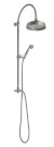 ANTEA sprchový sloup k napojení na baterii, hlavová, ruční sprcha, nikl SET038