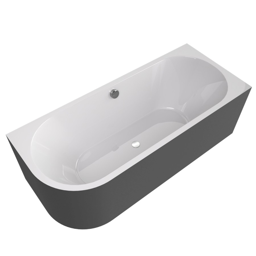 78119M.41 (60358) VIVA R MONOLITH asymetrická vana 170x75x60cm, bílá/carina 78119M.41