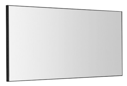 AROWANA zrcadlo v rámu 100x50cm, černá mat AWB1050
