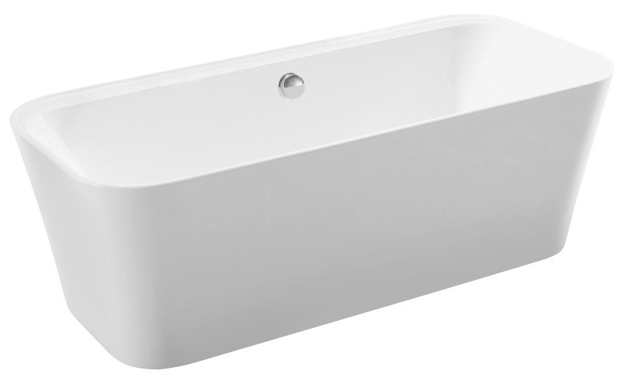 68658 (56075) ZARY volně stojící vana 170x80x58cm, bílá 68658