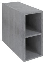 WA020-1111 (59768) WAVE skříňka spodní policová 20x45x47,8cm, dub stříbrný WA020-1111
