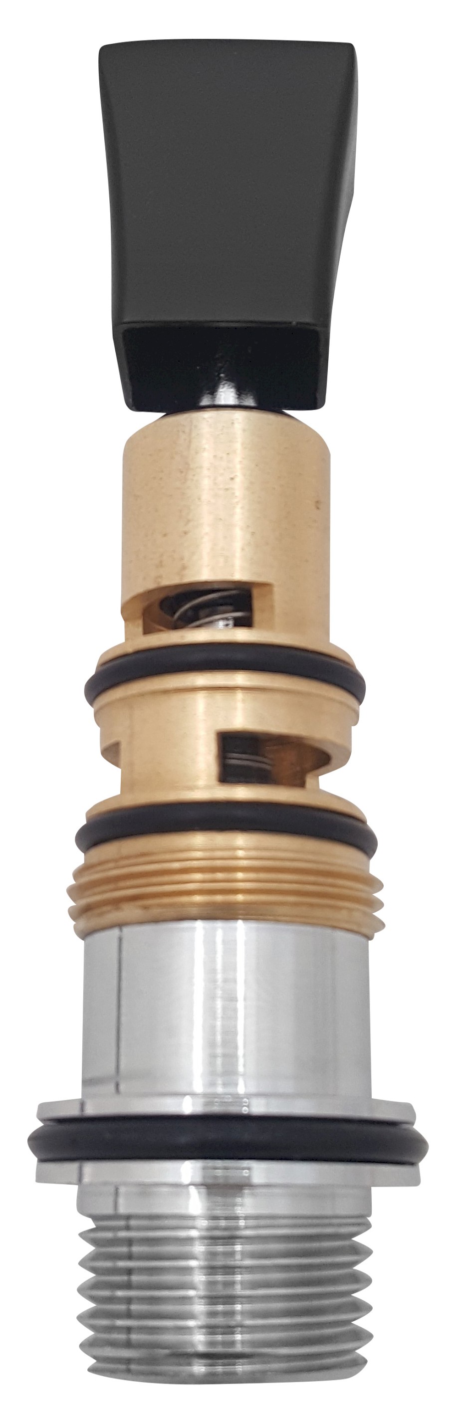 Přepínač s ovladačem pro vanovou baterii, černá mat ND1101-10B