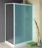 AMADEO boční stěna 900 mm, sklo BRICK BTP90