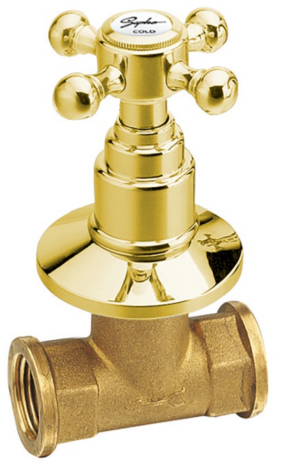 ANTEA podomítkový ventil, studená, zlato 3055C