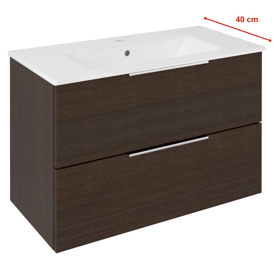 CR792-1616 (59311) CIRASA umyvadlová skříňka 78x54x39cm, borovice rustik CR792-1616