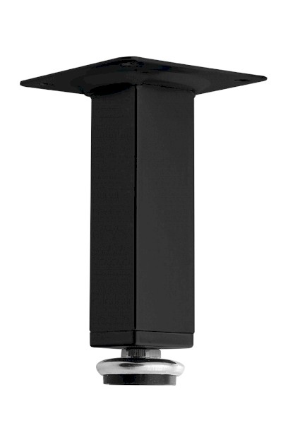 ZOJA výškově stavitelná nožička, výška 100-110mm, černá mat 10078B