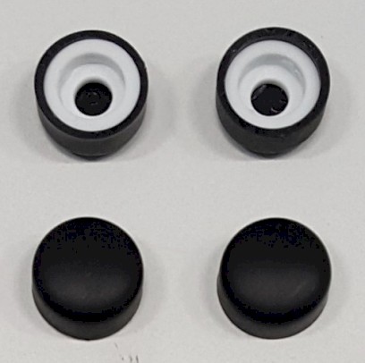 CURE BLACK set (4 ks) krytek šroubů, černá mat CB03