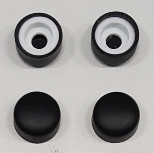 CURE BLACK set (4 ks) krytek šroubů, černá mat CB03