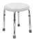 HANDICAP koupelnová stolička, průměr 45cm, bílá A170101