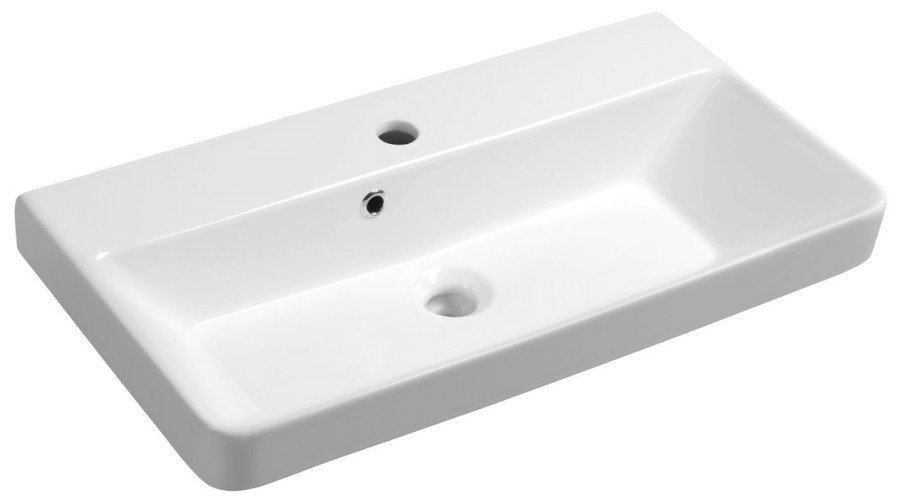 THALIE 70 keramické umyvadlo nábytkové 70x37cm, bílá TH11070