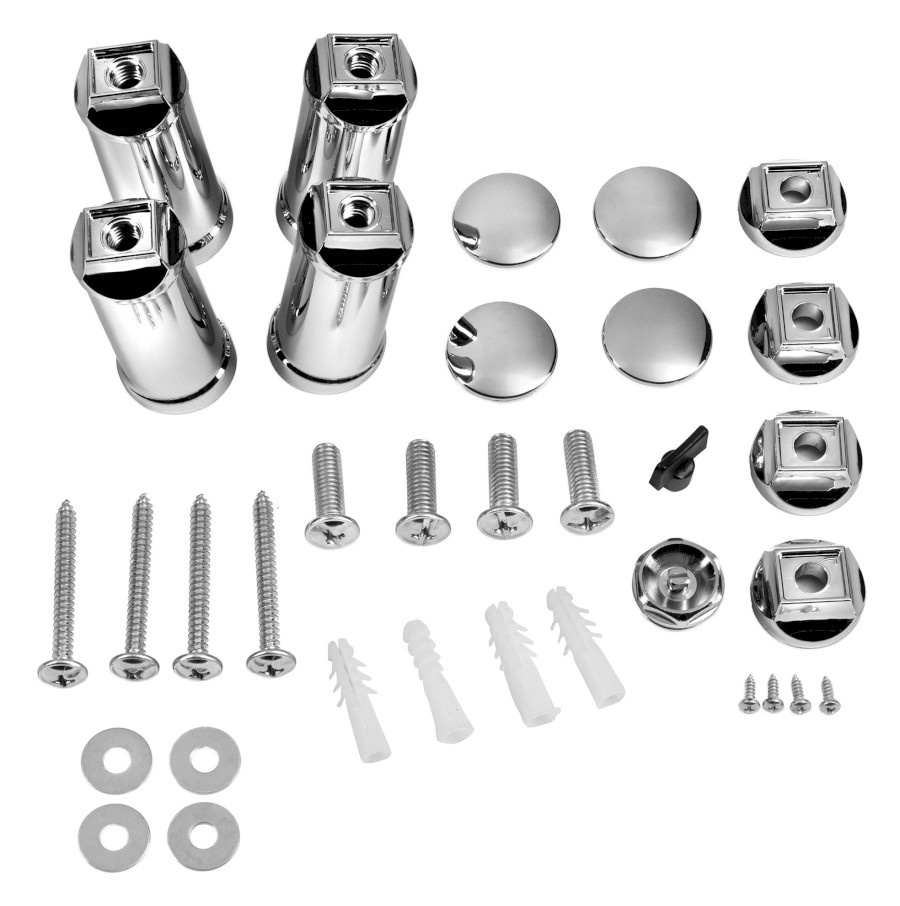 ND1110-099 (8105) ALYA montážní uchycení pro oblé těleso, chrom ND1110-099