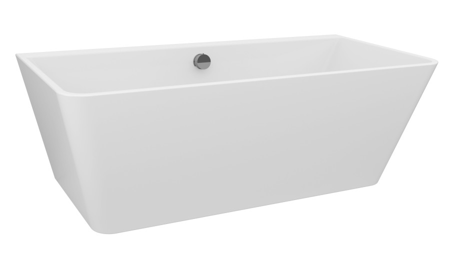 20392 (51518) LIBERTA D nástěnná stojící vana 170x78x60cm, bílá 20392