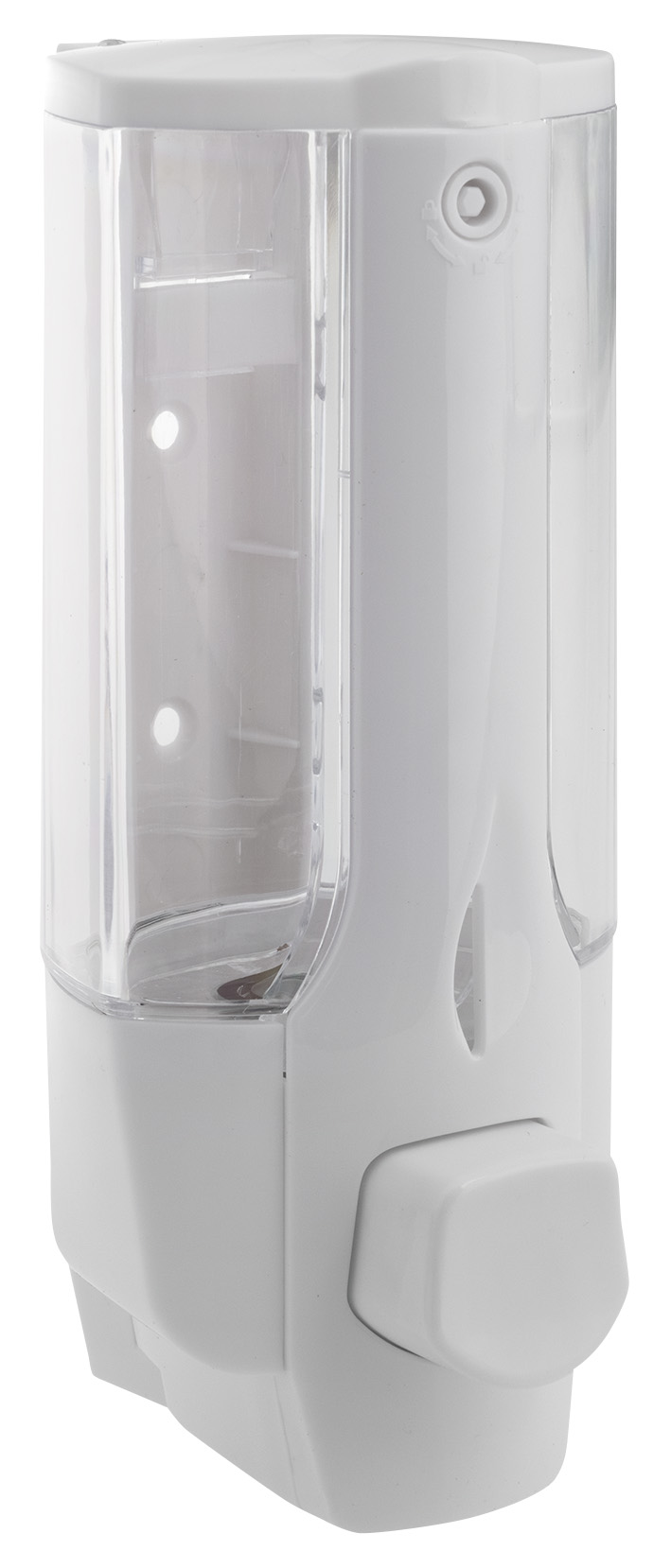 Dávkovač mýdla nástěnný, 350ml, bílá 72027