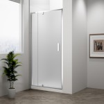 EL1738 (39294) EASY sprchové dveře otočné 880-1020mm, sklo Brick EL1738