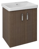 THEIA umyvadlová skříňka 56,4x70x44,2cm, 2xdvířka, borovice rustik TH062-1616