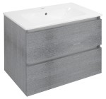 EZ701-1111 (60279) EZARA umyvadlová skříňka 69,8x52x46cm, dub stříbrný EZ701-1111