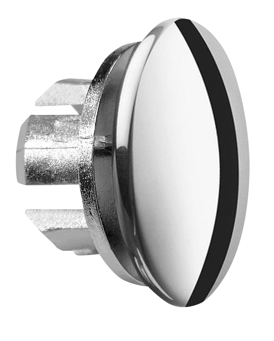 ND1401 (50775) Krytka přepadu Ø 35mm, chrom ND1401