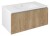 LOREA umyvadlová skříňka 90x44x51,2cm, 1x zásuvka, dub alabama/bílá mat LE090-2231