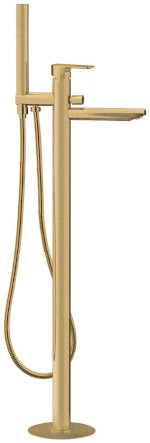 PY21/19 (50077) SPY vanová baterie s připojením do podlahy, zlato mat PY21/19