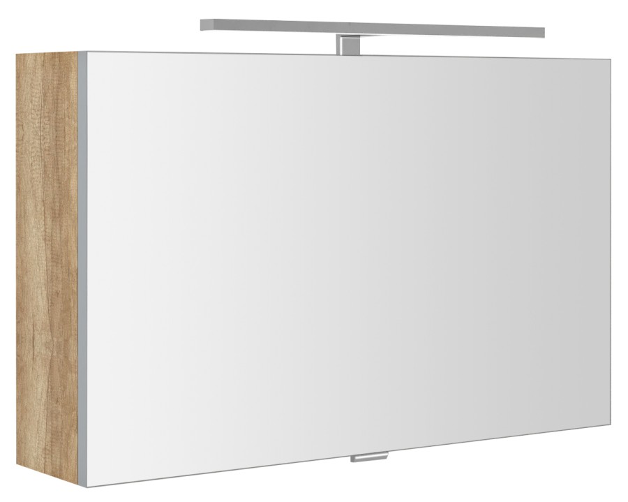 CE080-0022 (50604) CLOE galerka s LED osvětlením 80x50x18cm, dub alabama CE080-0022