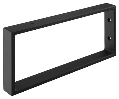 Podpěrná konzole 350x150x40mm, lakovaná ocel, černá mat, 1 ks 30365