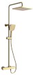 Sprchový sloup s termostatickou baterií, zlato mat SZ139GB