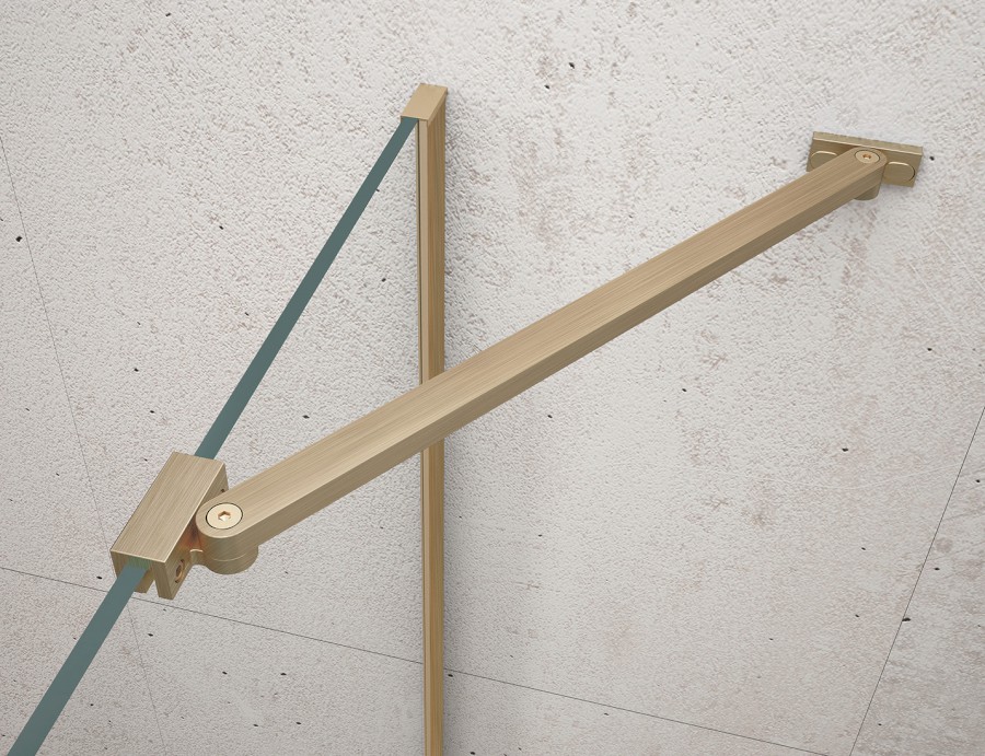 GX2017 (55180) VARIO rohová vzpěra 650mm, zlato mat GX2017