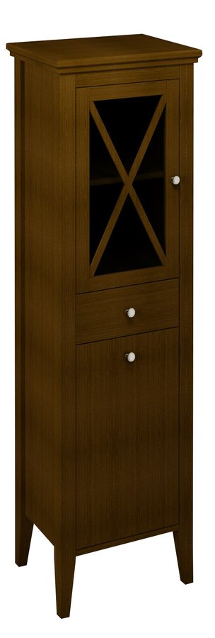 CR316 (58718) CROSS skříňka vysoká s prádelním košem 49x170x39cm, levá, buk CR316