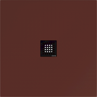 FLEXIA vanička z litého mramoru s možností úpravy rozměru, 90x90cm, hnědá mat 71546.71