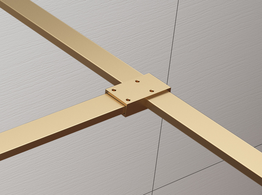 ES7546 (52525) ESCA T- spojka vzpěr, zlato mat ES7546