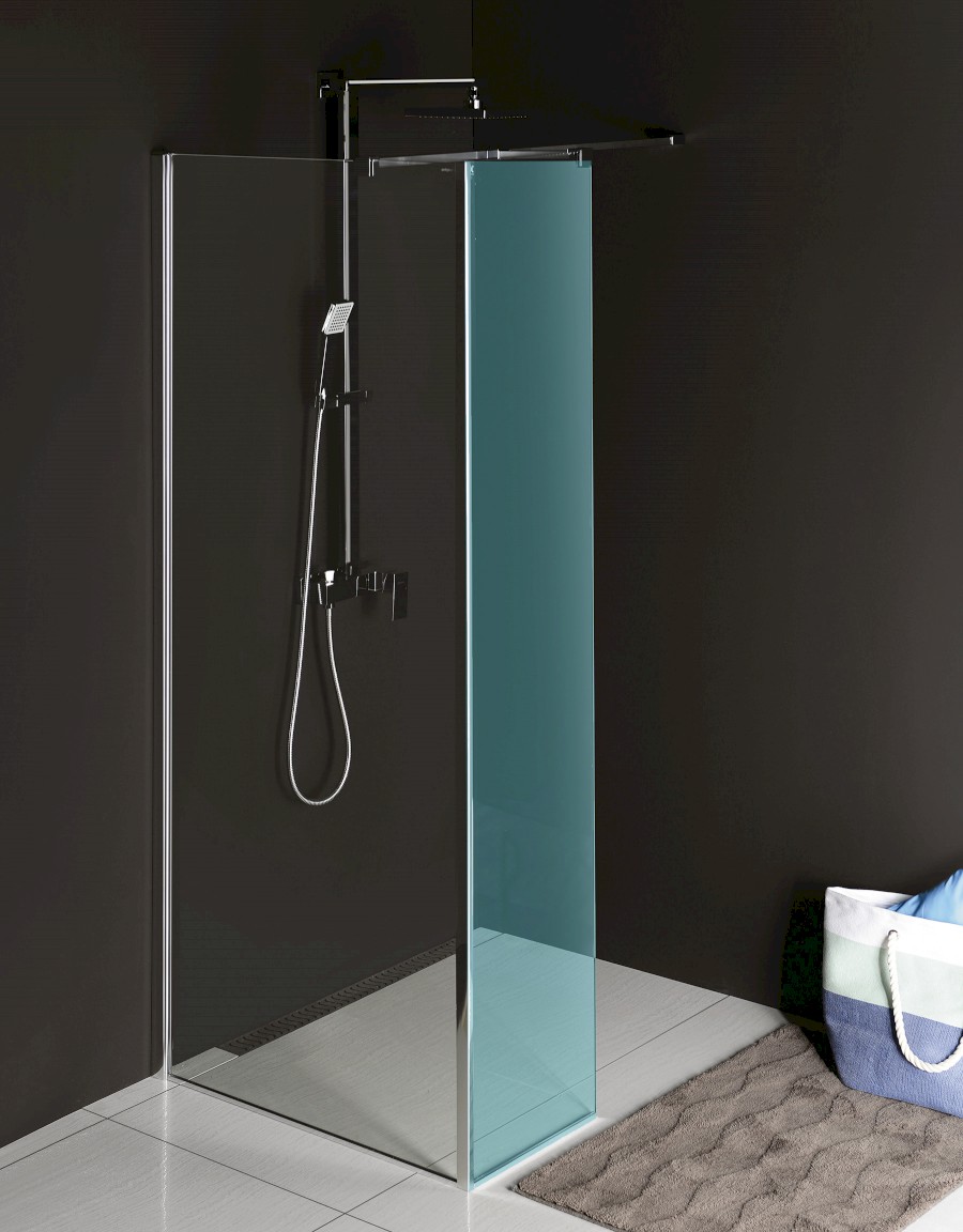 MODULAR SHOWER stěna k instalaci na zeď, pro připojení pevného panelu, 800 mm MS2A-80