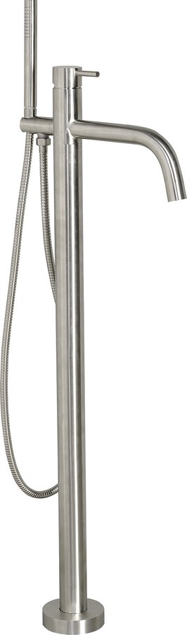 MINIMAL vanová baterie s připojením do podlahy, nerez mat MI021