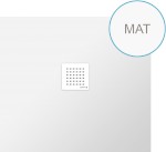 FLEXIA vanička z litého mramoru s možností úpravy rozměru, 100x90cm, bílá mat 72925MAT