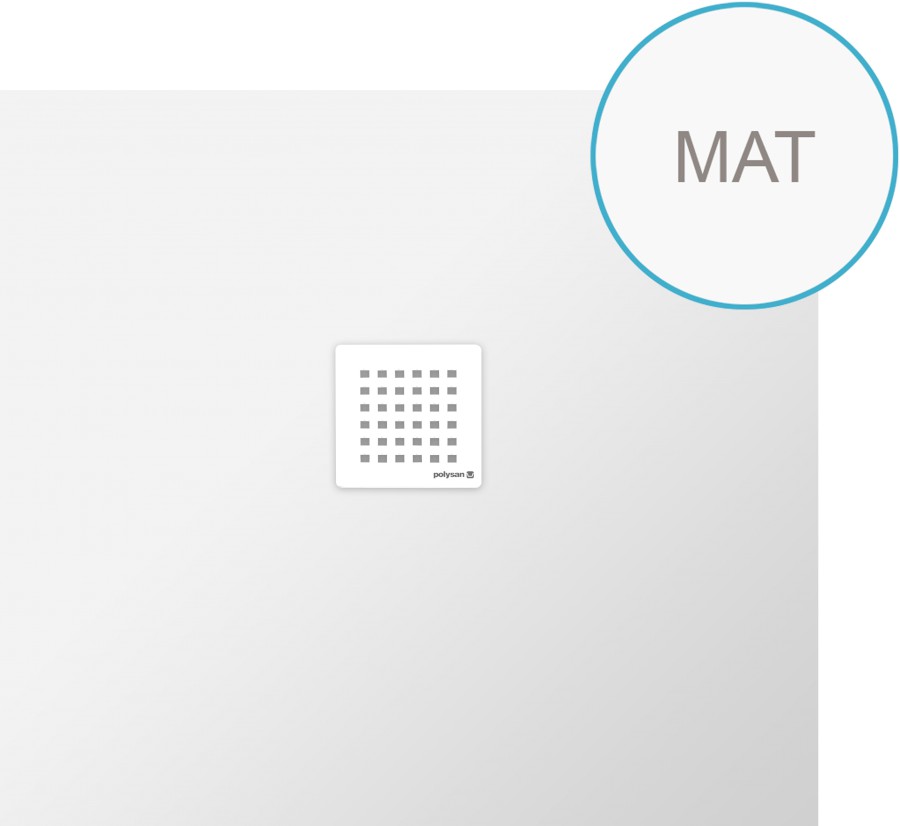 72925MAT (58342) FLEXIA vanička z litého mramoru s možností úpravy rozměru, 100x90cm, bílá mat 72925MAT